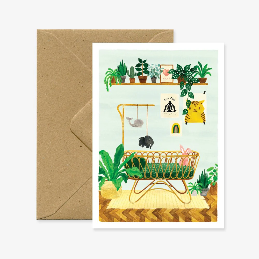 Boy bedroom - Baby Greeting card