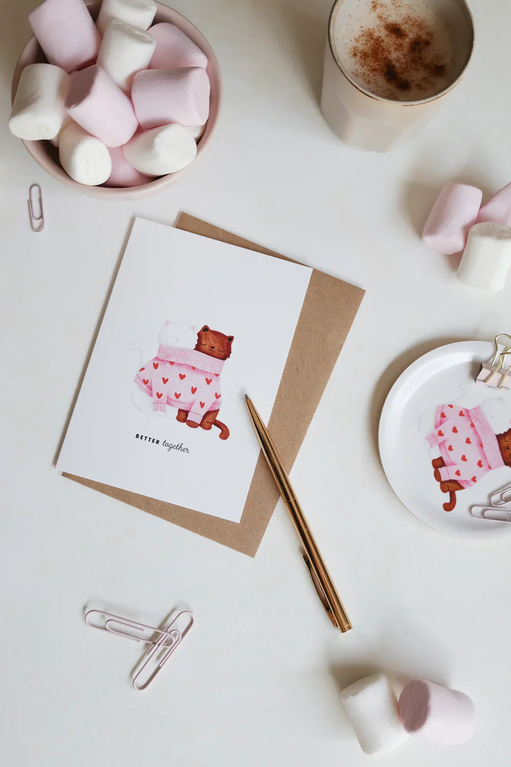 Better together cats - Greeting card - Image 2
