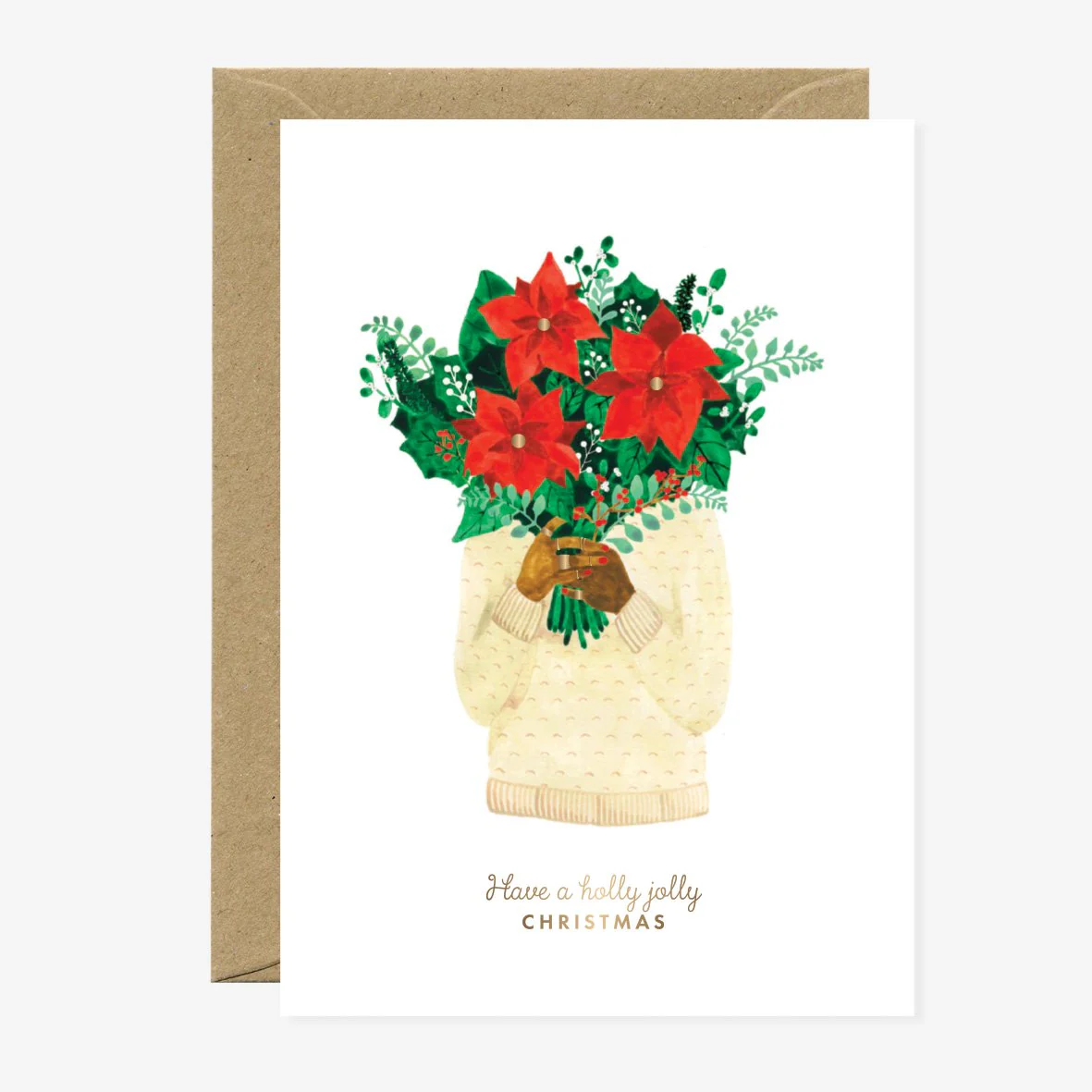 Christmas Bouquet - Greeting card