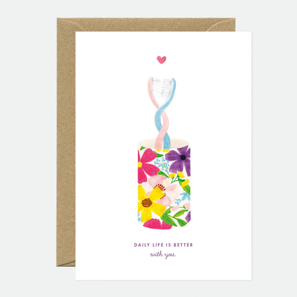 Daily Life - Love & friendship Greeting card