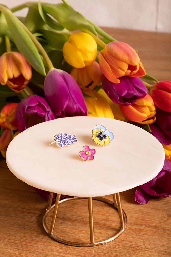 Flowers (Set of 3 pins) - Pins - Image 3