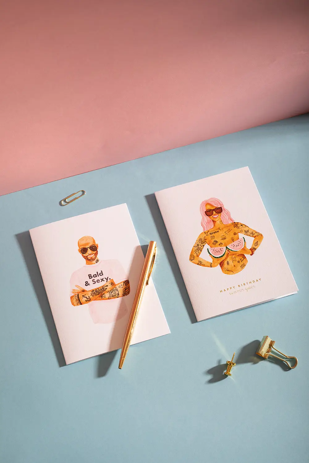 Bald and sexy - Greeting card - Image 2