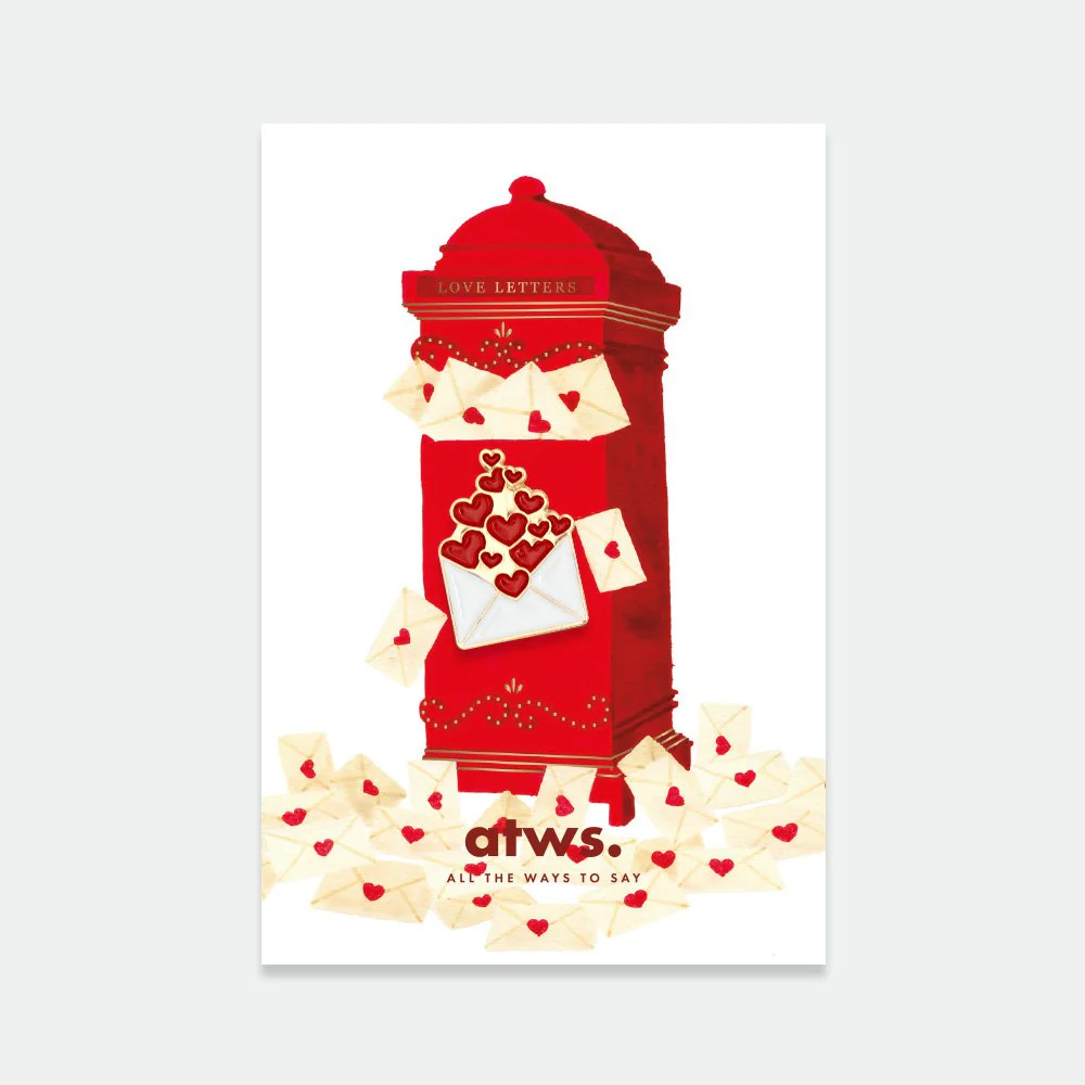 Hearts Envelop - Pins