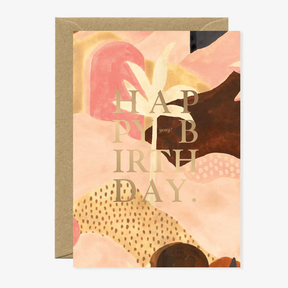 Californian desert - Birthday Greeting card