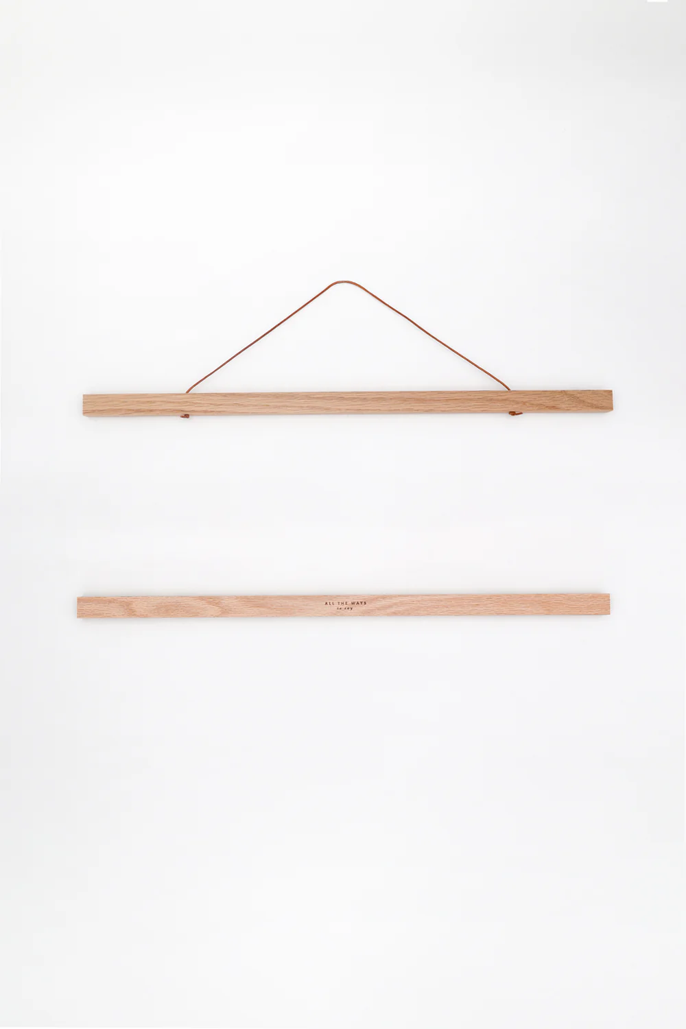 Oak Wooden Magnetic Hanger for posters