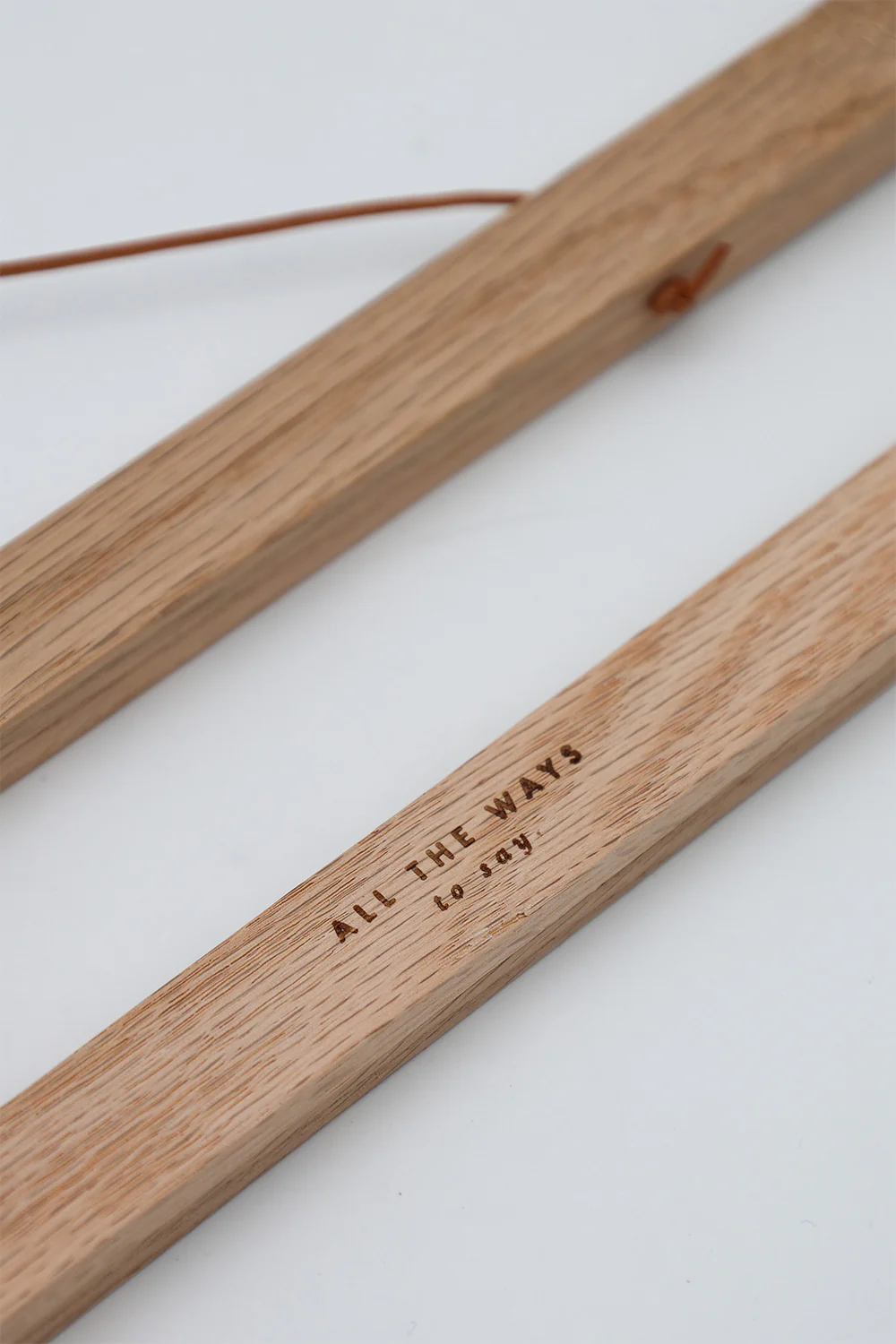 Oak Wooden Magnetic Hanger for posters - Image 3