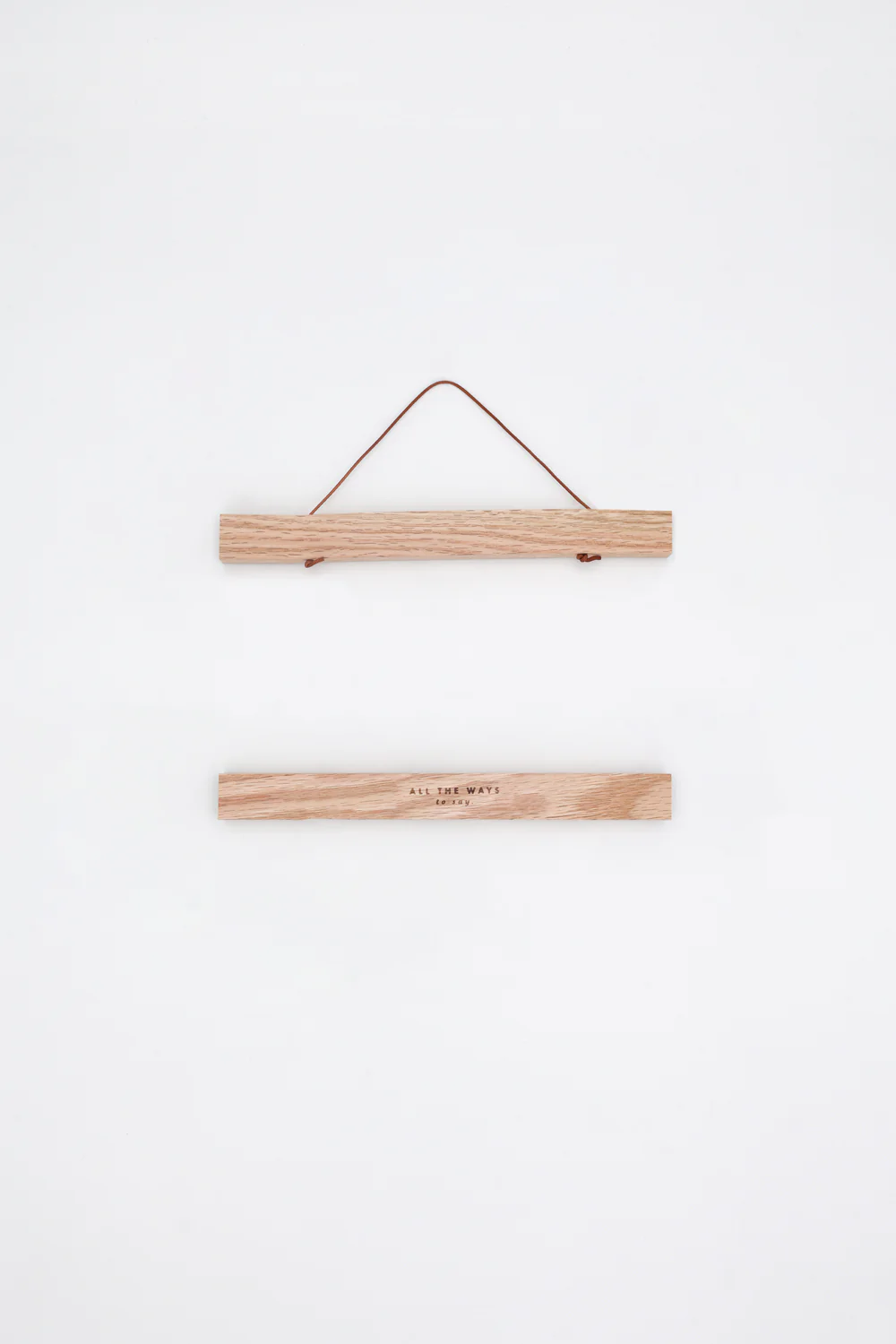 Oak Wooden Magnetic Hanger for posters - Image 5