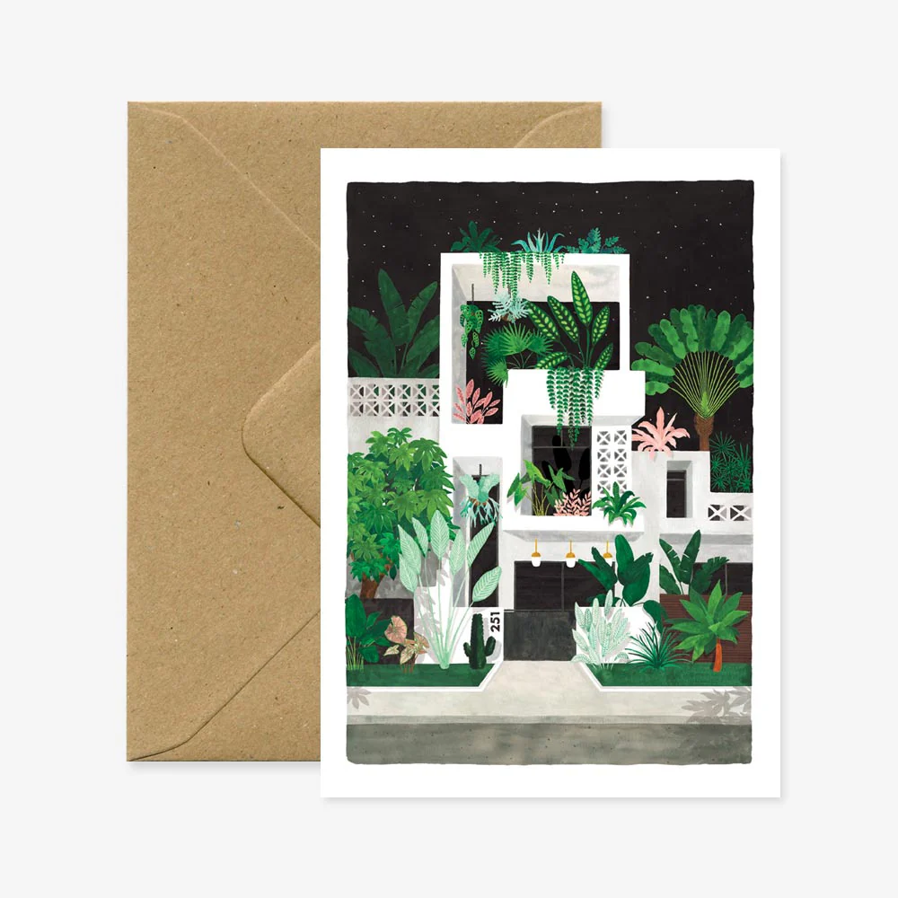 Miami by night - Greeting card