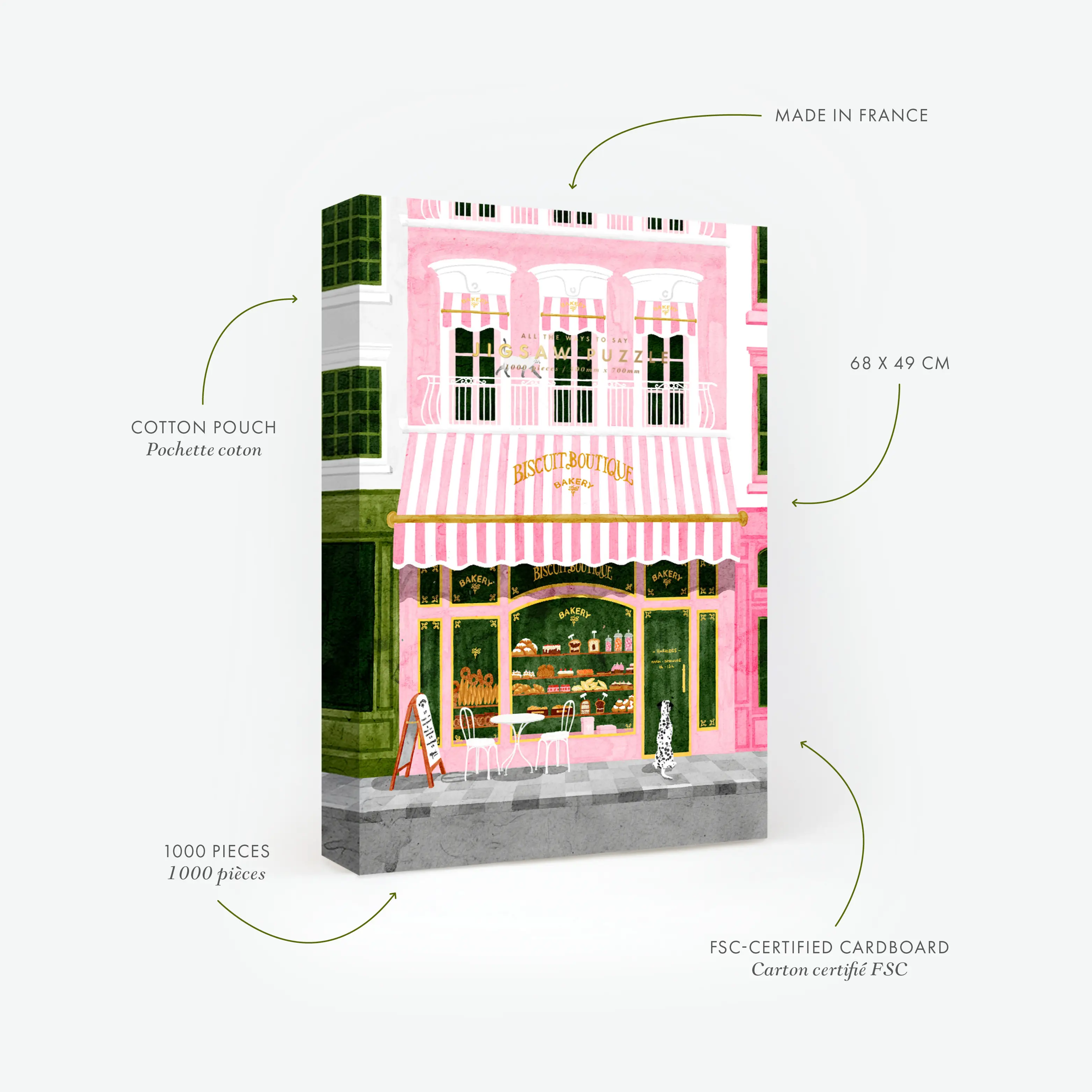 Pink Bakery - Puzzle 1000 pieces - Image 3