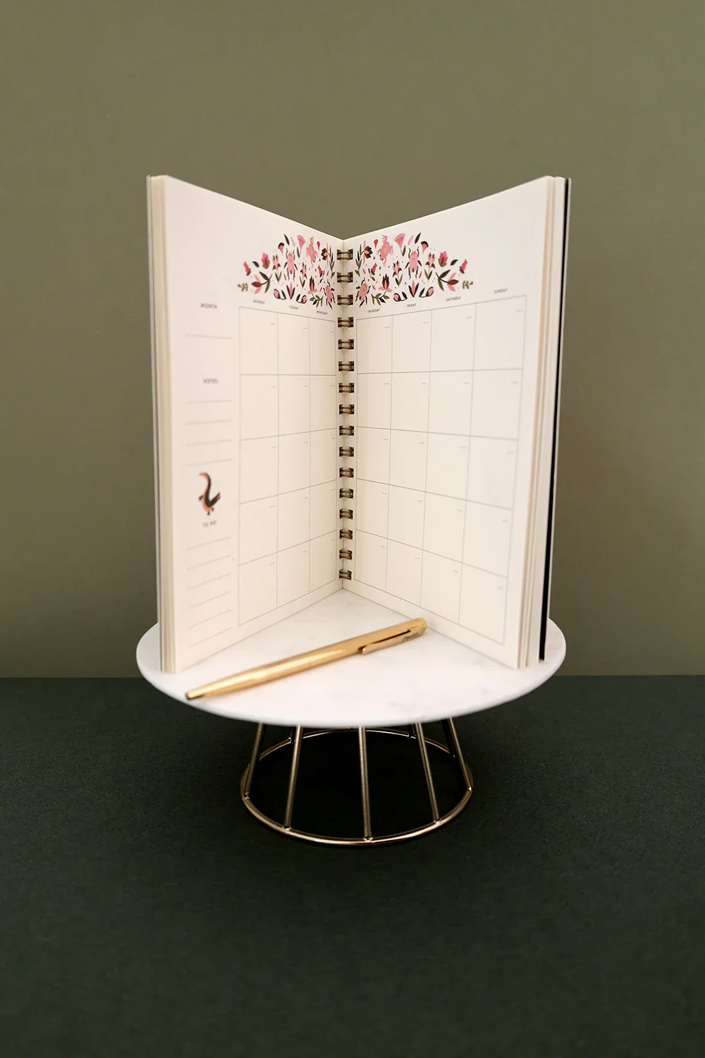 Pink Croco - Monthly Planner Spirals - Image 11