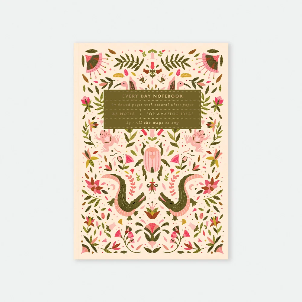 Pink Croco - Notebook A5