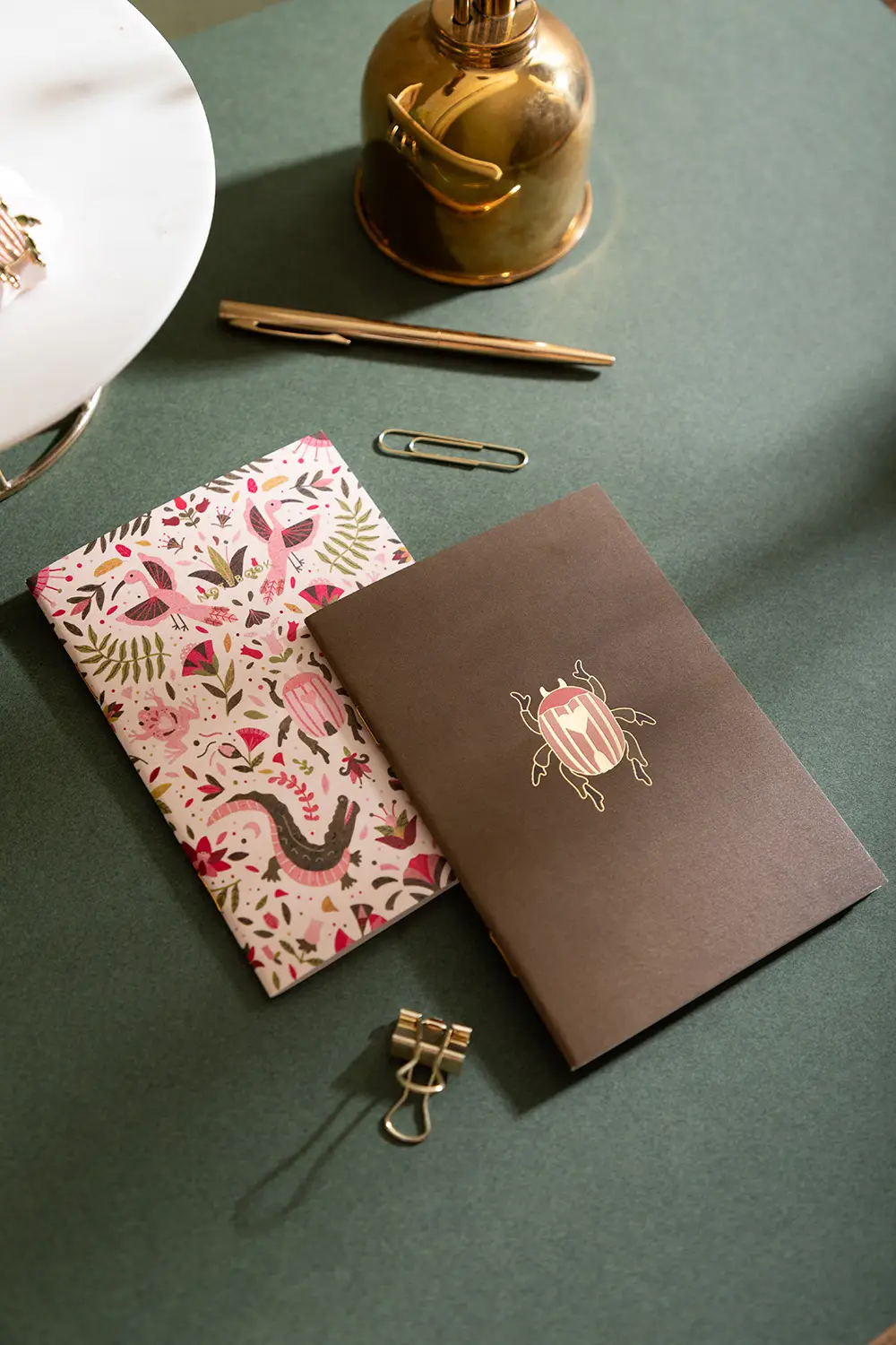 Pink Croco - Pocket Notebook A6 DUO - Image 2