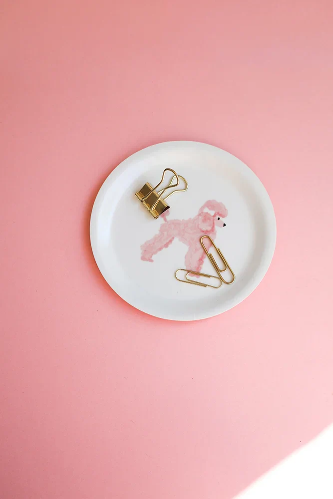 Pink Poodle – Coaster - Image 2