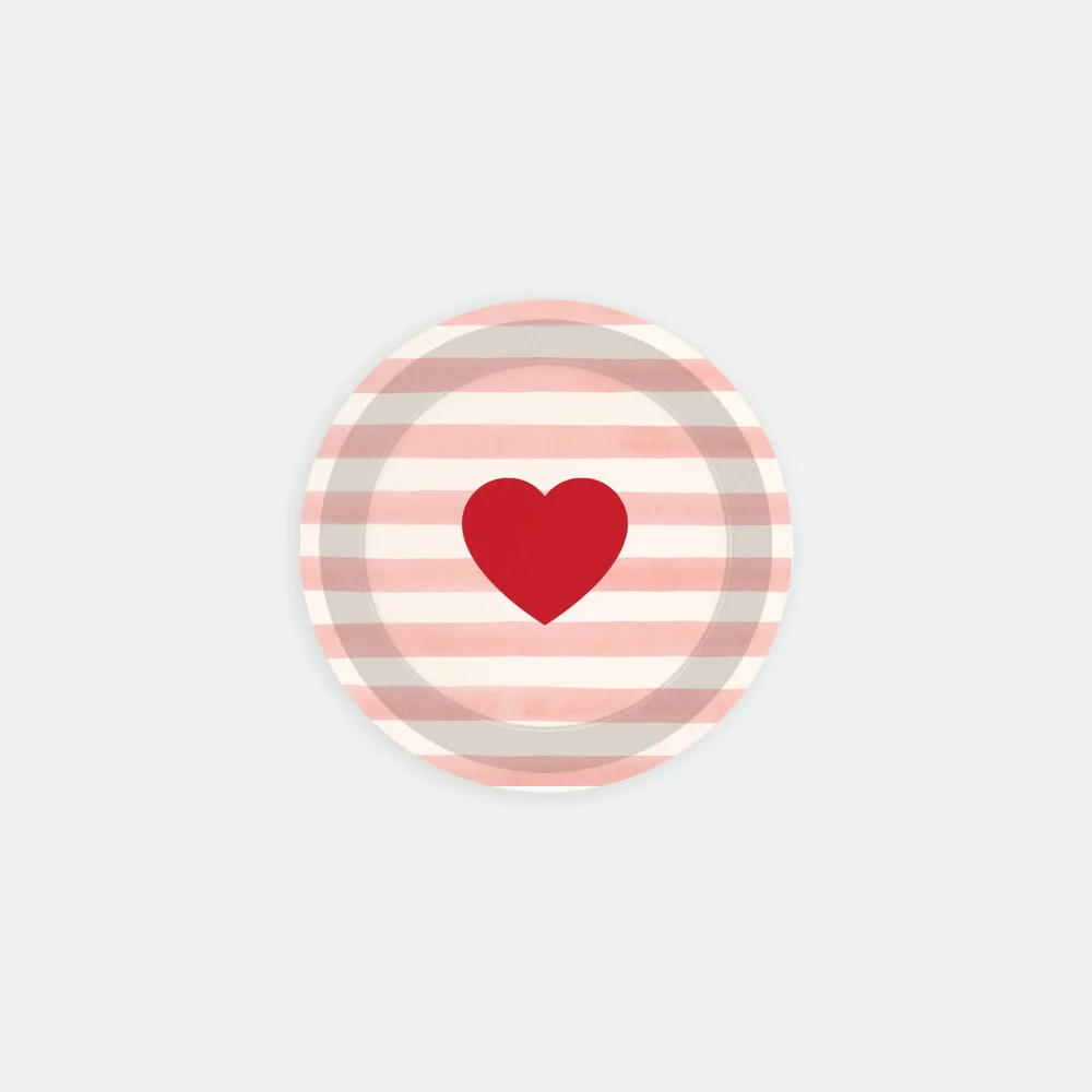 Pink stripes – Coaster