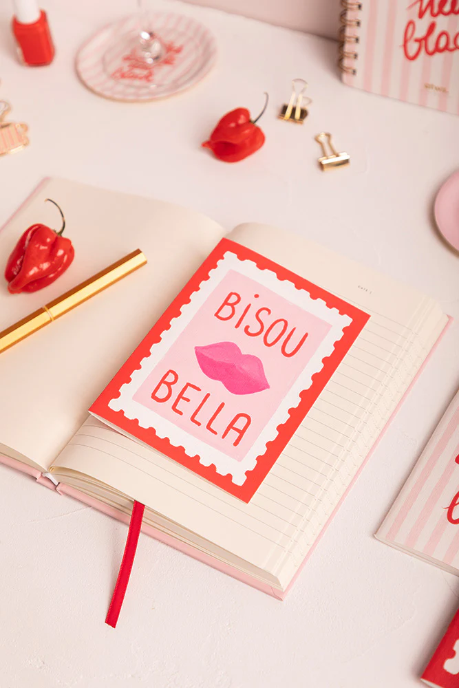 Duo Bisous Bella Stripes - Pocket Notebook A6 DUO - Image 3