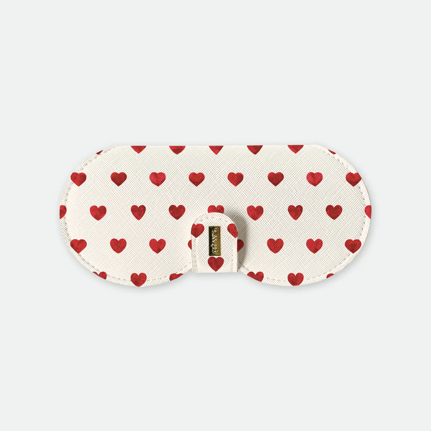 Red hearts - Clip Case