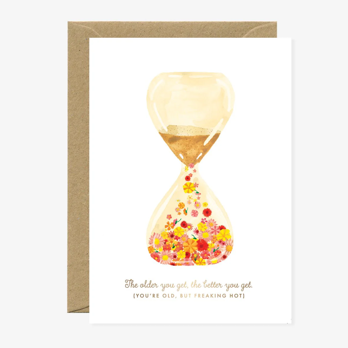 Sablier Love - Birthday Greeting card