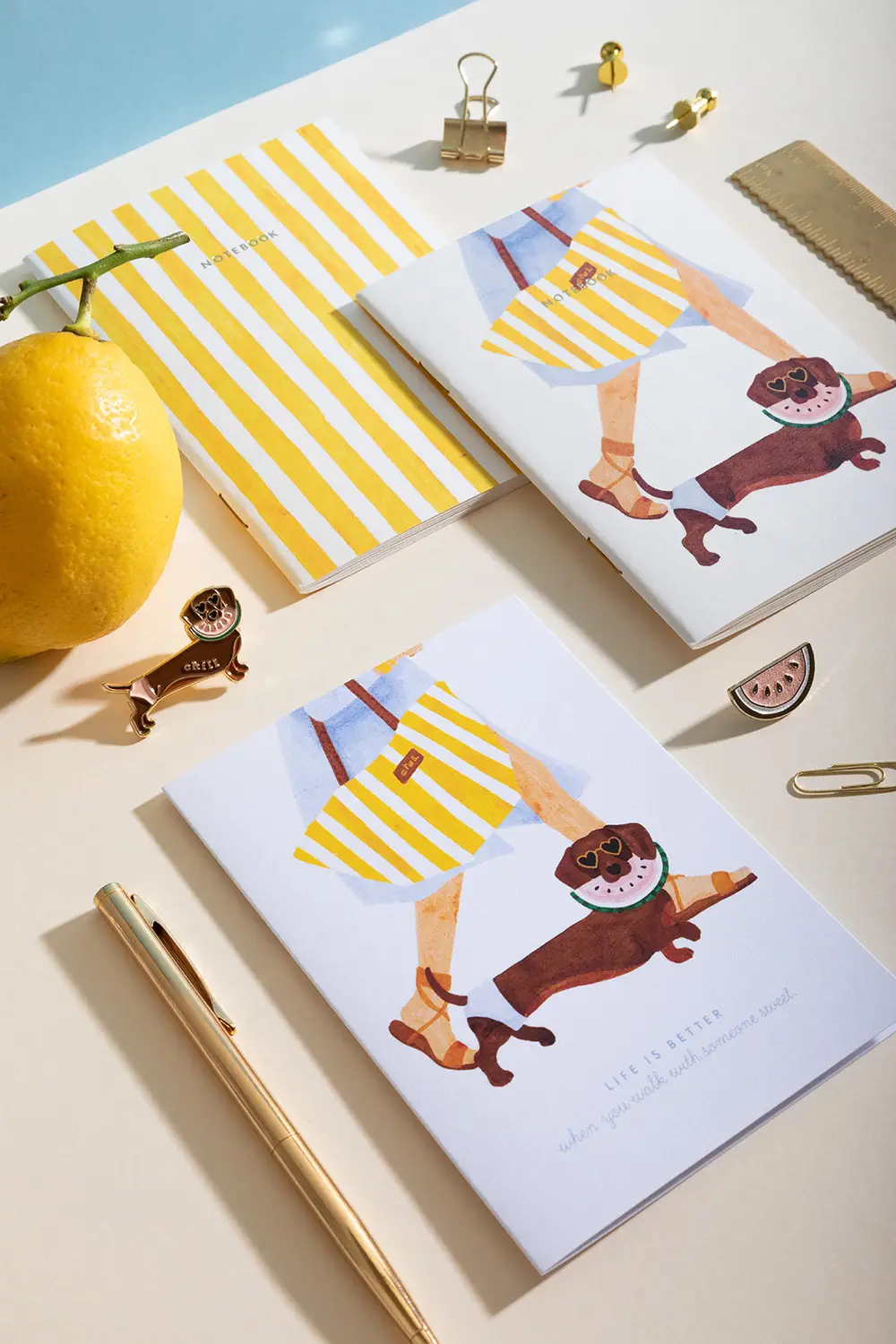 Summer Dachshund - Pocket Notebook A6 DUO - Image 8