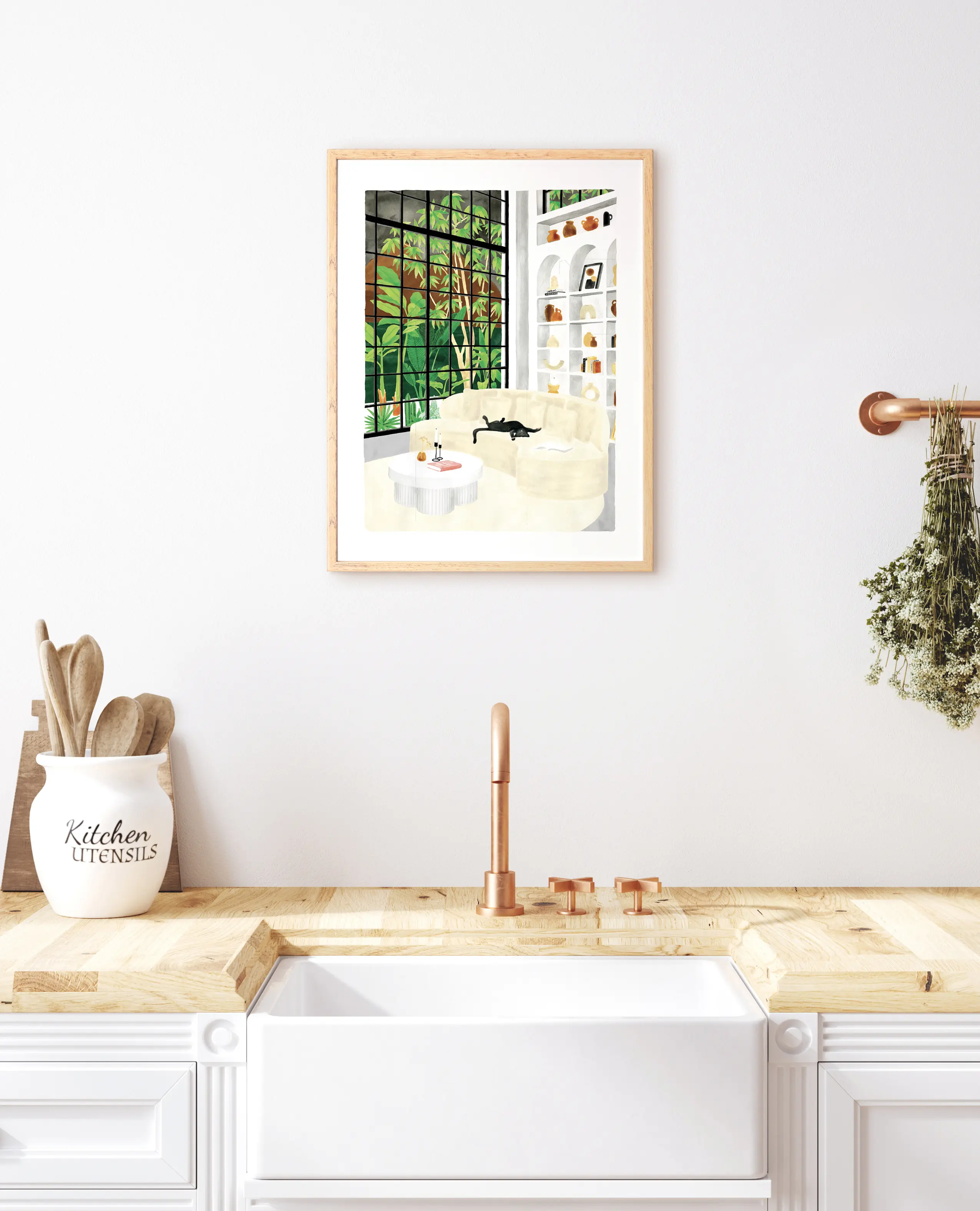White sofa - Poster - Image 2