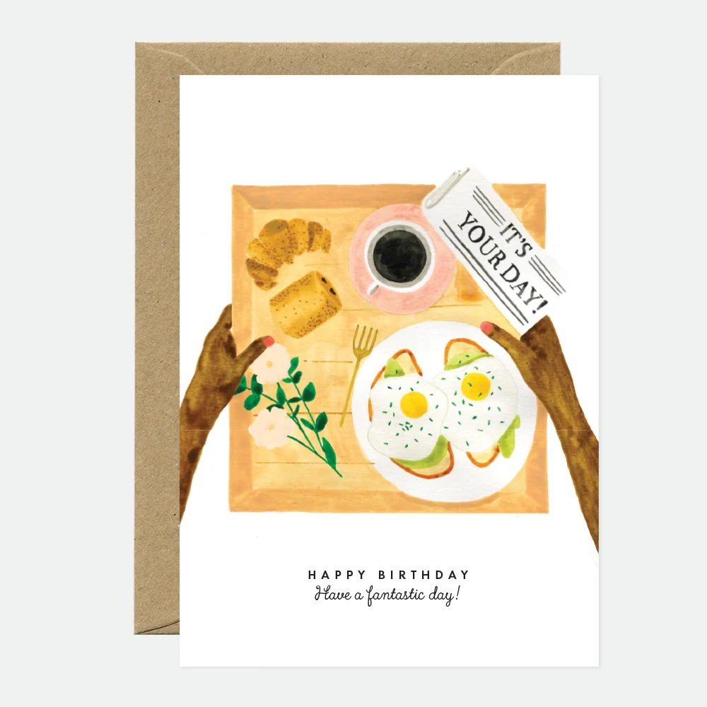 Your day breakfast - Birthday Greeting card